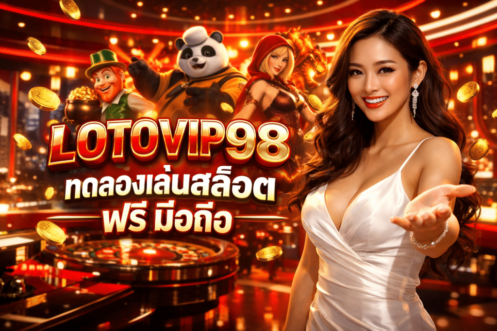 LOTOVIP98 ทดลองเล่นสล็อต ฟรี มือถือเล่นได้สบาย สมัครง่าย