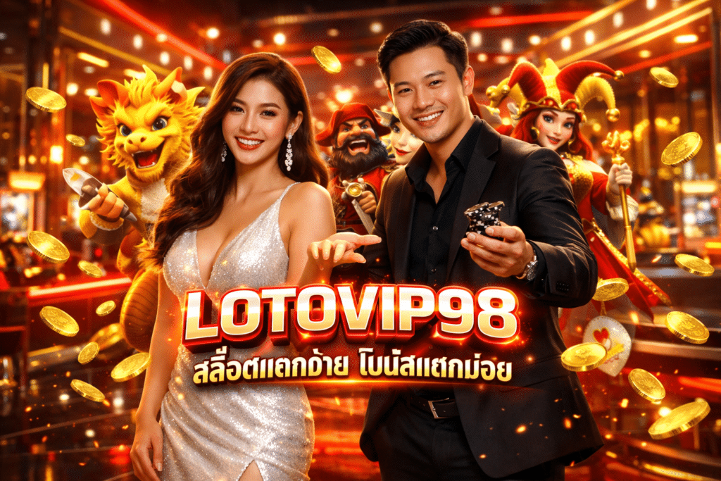 LOTOVIP98 สล็อตแตกง่าย โบนัสแตกบ่อย ถอนเงินได้จริง